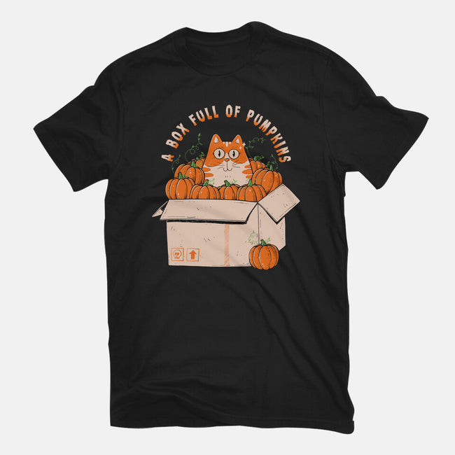 A Box Full Of Pumpkins-Unisex-Basic-Tee-GODZILLARGE