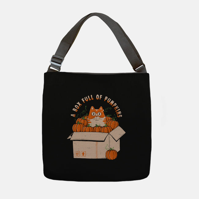 A Box Full Of Pumpkins-None-Adjustable Tote-Bag-GODZILLARGE