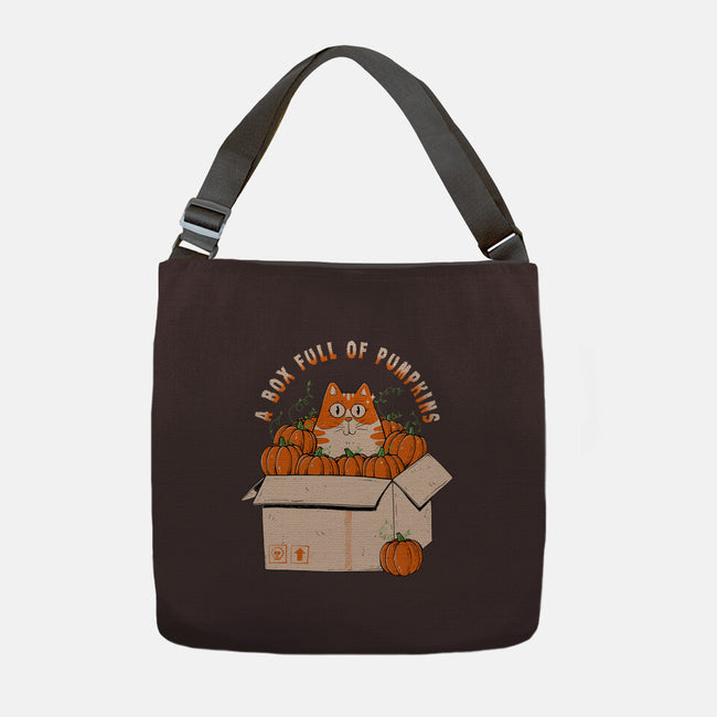 A Box Full Of Pumpkins-None-Adjustable Tote-Bag-GODZILLARGE