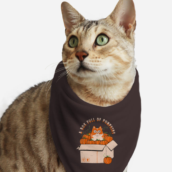 A Box Full Of Pumpkins-Cat-Bandana-Pet Collar-GODZILLARGE