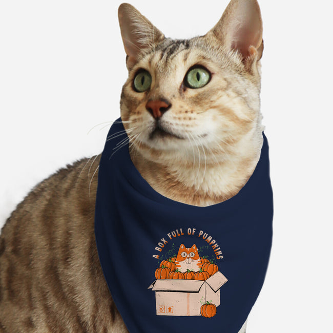 A Box Full Of Pumpkins-Cat-Bandana-Pet Collar-GODZILLARGE