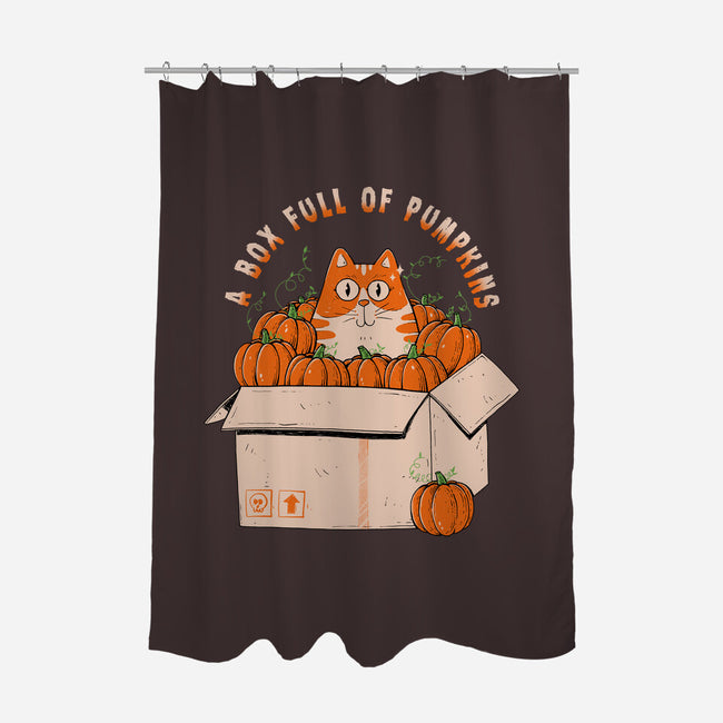 A Box Full Of Pumpkins-None-Polyester-Shower Curtain-GODZILLARGE