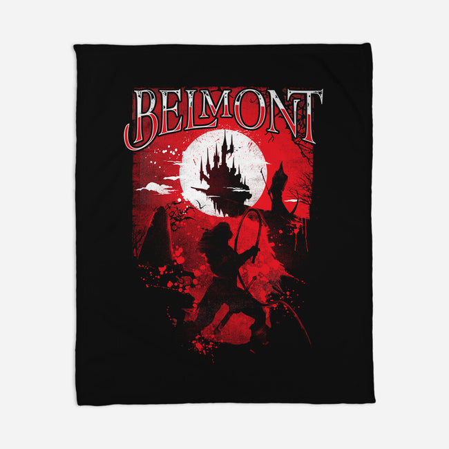 Belmont Vampire Hunter-None-Fleece-Blanket-rocketman_art