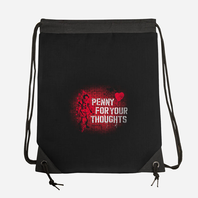 Penny For Your Thoughts-None-Drawstring-Bag-rocketman_art