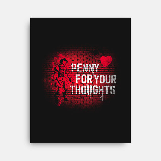 Penny For Your Thoughts-None-Stretched-Canvas-rocketman_art