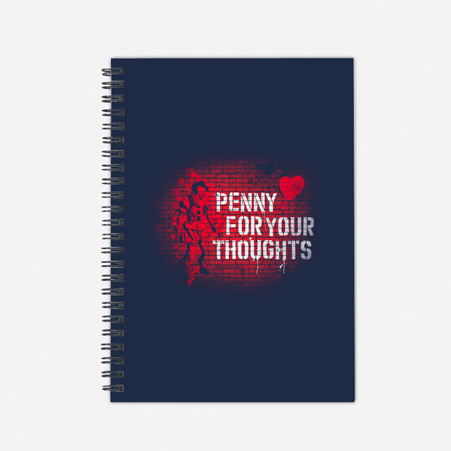 Penny For Your Thoughts-None-Dot Grid-Notebook-rocketman_art