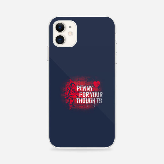 Penny For Your Thoughts-iPhone-Snap-Phone Case-rocketman_art