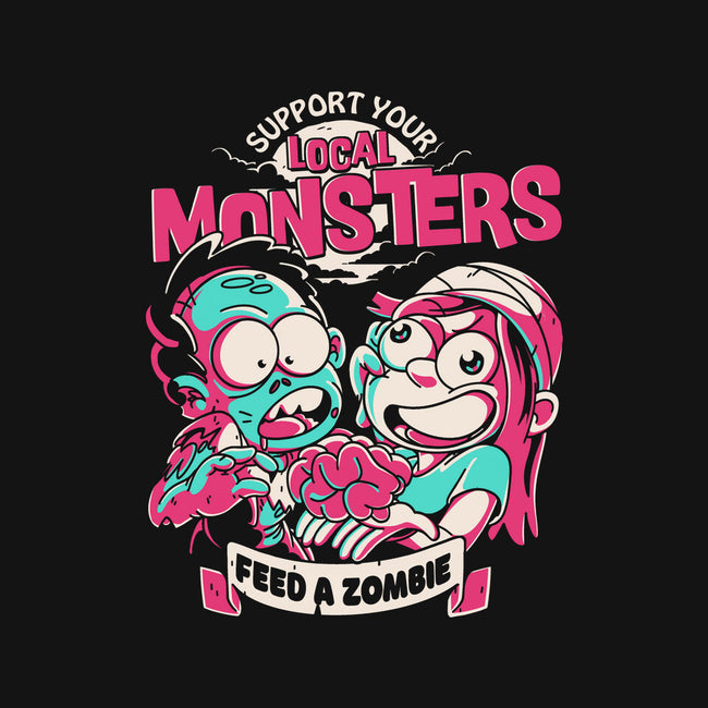 Support Your Local Zombie-Womens-Off Shoulder-Sweatshirt-estudiofitas