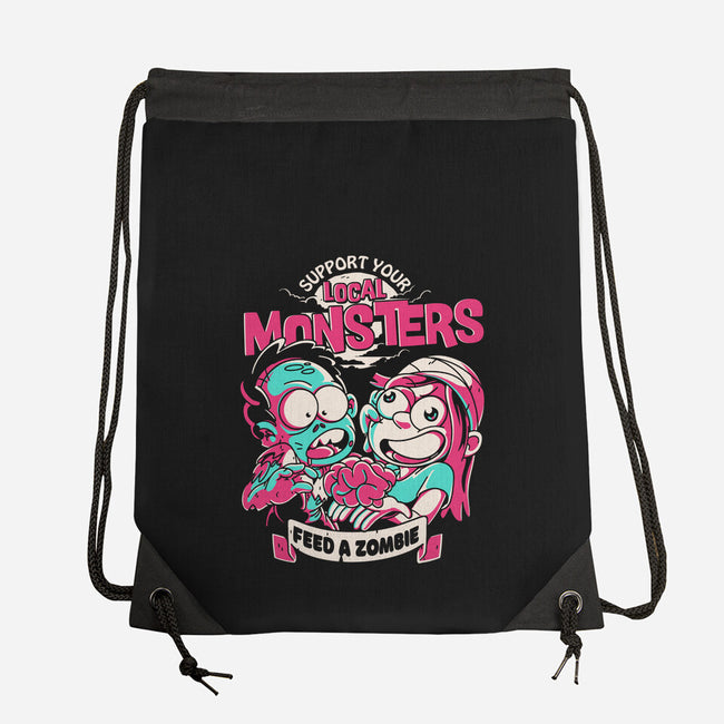 Support Your Local Zombie-None-Drawstring-Bag-estudiofitas