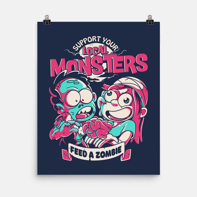 Support Your Local Zombie-None-Matte-Poster-estudiofitas