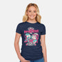 Support Your Local Zombie-Womens-Fitted-Tee-estudiofitas