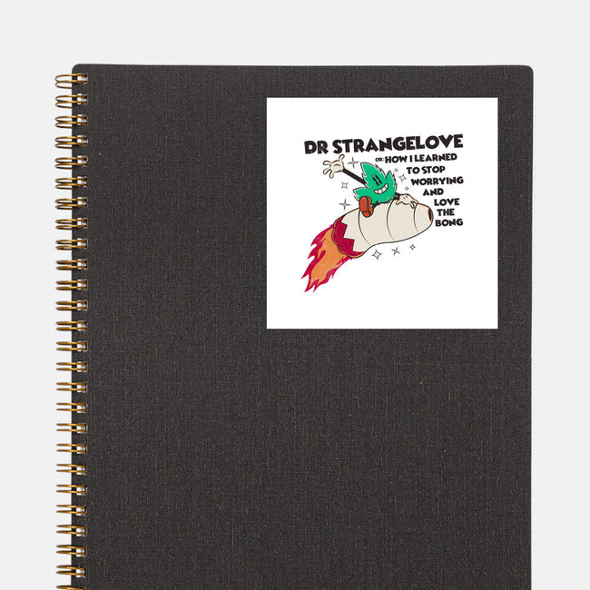 Dr Strangebong-None-Glossy-Sticker-rocketman_art