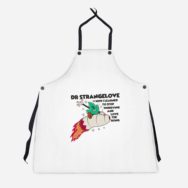 Dr Strangebong-Unisex-Kitchen-Apron-rocketman_art