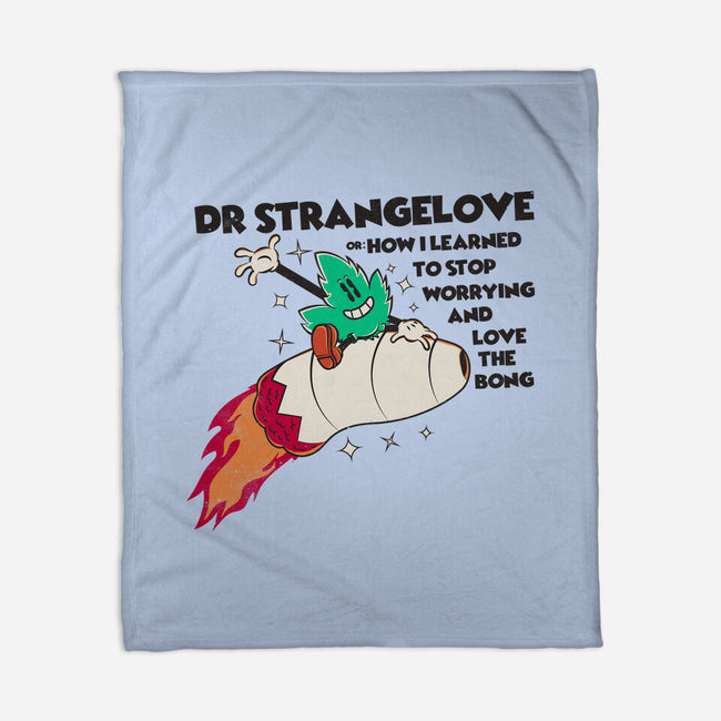 Dr Strangebong-None-Fleece-Blanket-rocketman_art