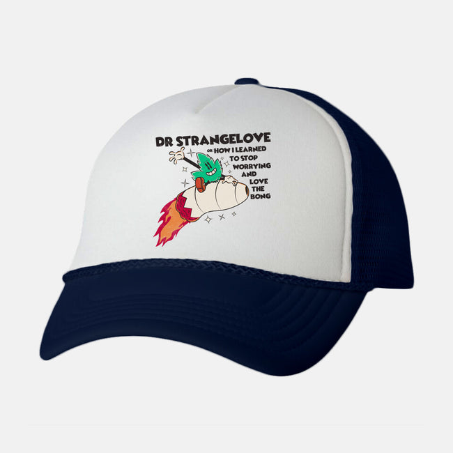Dr Strangebong-Unisex-Trucker-Hat-rocketman_art