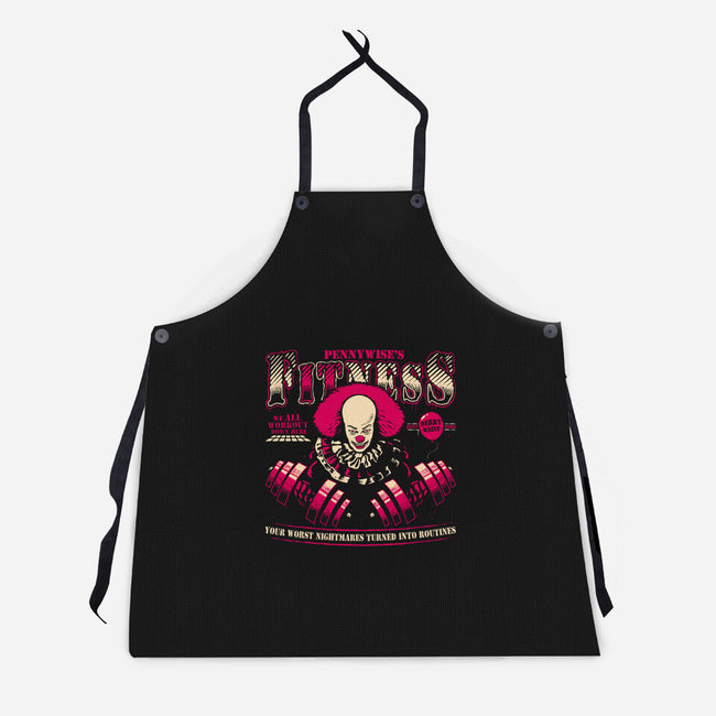 Pennywise's Fitness-Unisex-Kitchen-Apron-teesgeex