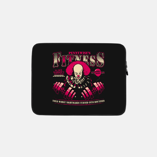 Pennywise's Fitness-None-Zippered-Laptop Sleeve-teesgeex