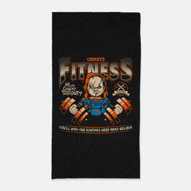 Chucky's Fitness-None-Beach-Towel-teesgeex