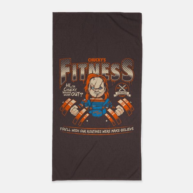 Chucky's Fitness-None-Beach-Towel-teesgeex