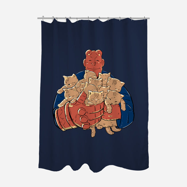 Just One More Cat-None-Polyester-Shower Curtain-naomori