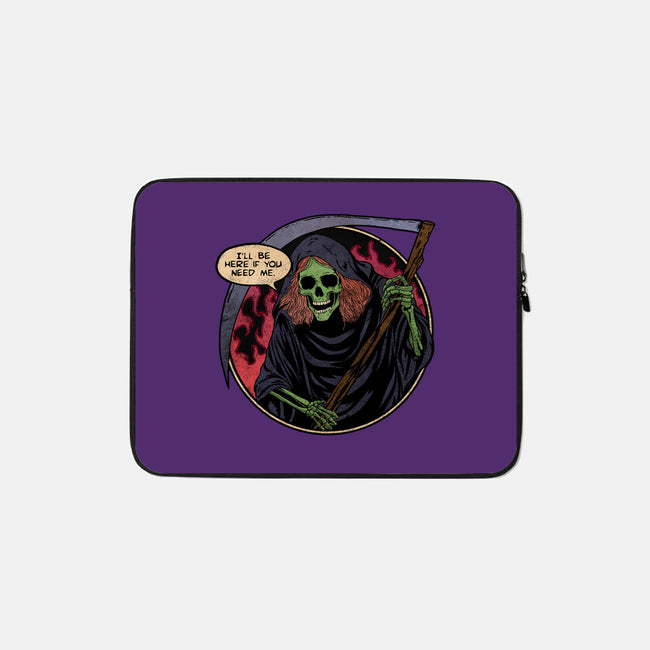 Deathly Friend-None-Zippered-Laptop Sleeve-fanfreak1