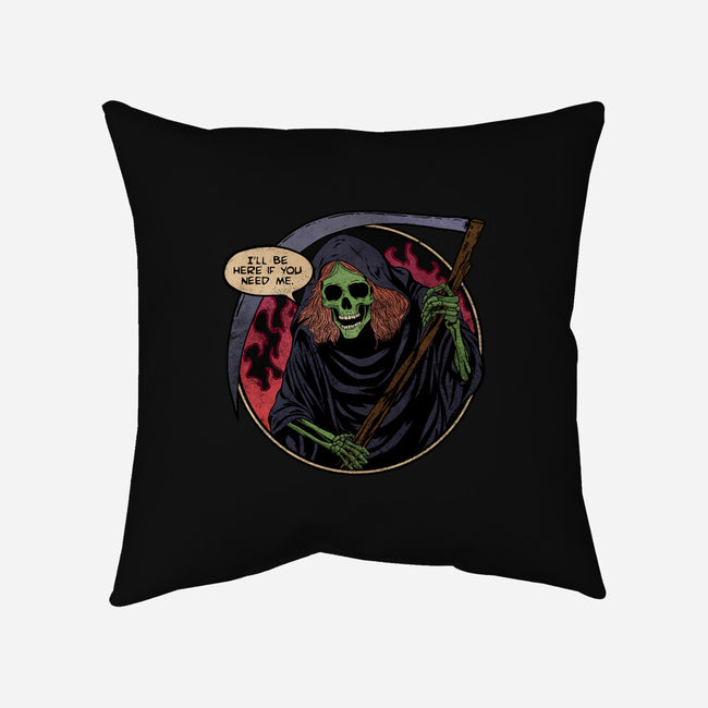 Deathly Friend-None-Removable Cover w Insert-Throw Pillow-fanfreak1