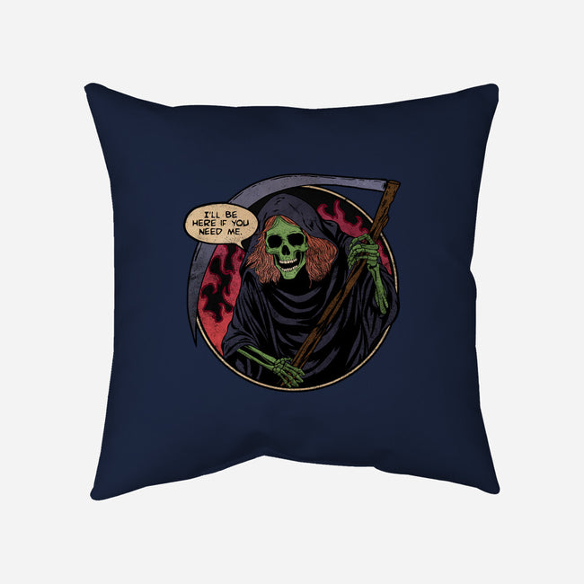 Deathly Friend-None-Removable Cover w Insert-Throw Pillow-fanfreak1