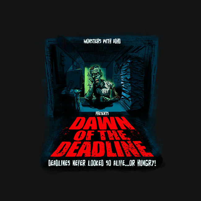 Dawn Of The Deadline-Womens-Racerback-Tank-Monsters with ADHD