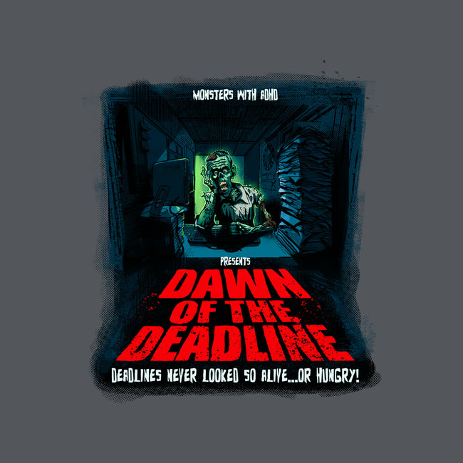 Dawn Of The Deadline-Unisex-Kitchen-Apron-Monsters with ADHD