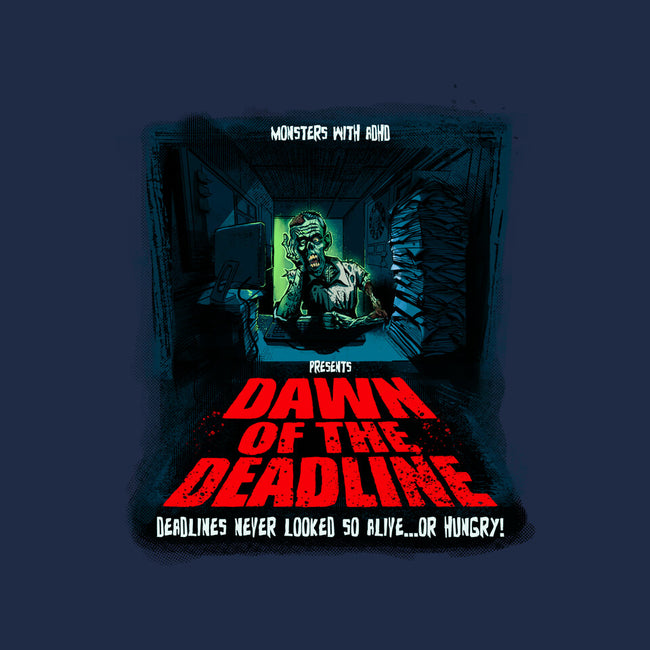 Dawn Of The Deadline-Womens-Racerback-Tank-Monsters with ADHD