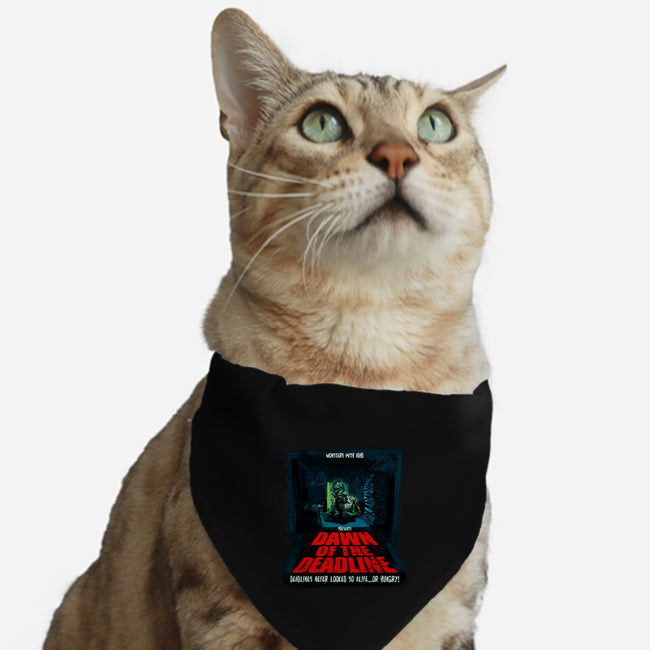 Dawn Of The Deadline-Cat-Adjustable-Pet Collar-Monsters with ADHD