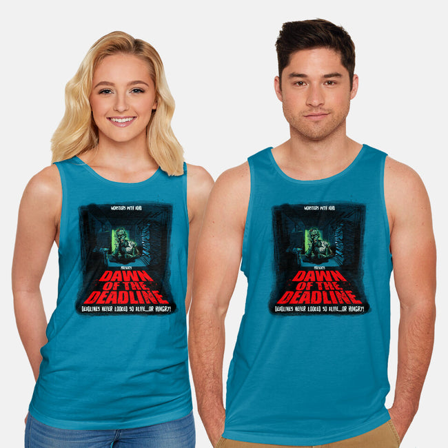 Dawn Of The Deadline-Unisex-Basic-Tank-Monsters with ADHD