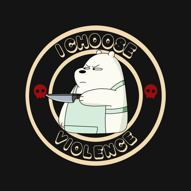 I Choose Violence-Womens-Fitted-Tee-MaxoArt