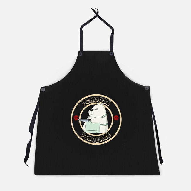 I Choose Violence-Unisex-Kitchen-Apron-MaxoArt