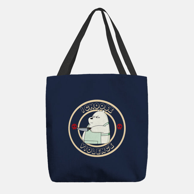 I Choose Violence-None-Basic Tote-Bag-MaxoArt