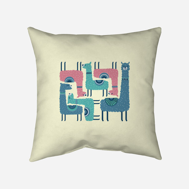 We're Alpacked-None-Non-Removable Cover w Insert-Throw Pillow-erion_designs