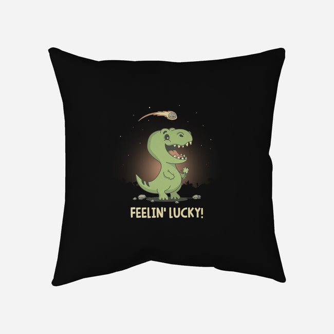 Feeling Lucky-None-Non-Removable Cover w Insert-Throw Pillow-retrodivision