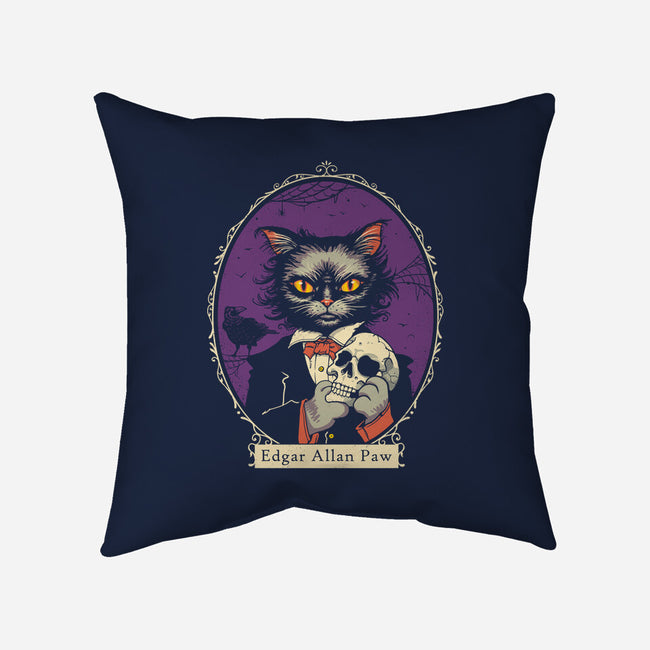 Edgar Allan Paw-None-Non-Removable Cover w Insert-Throw Pillow-vp021