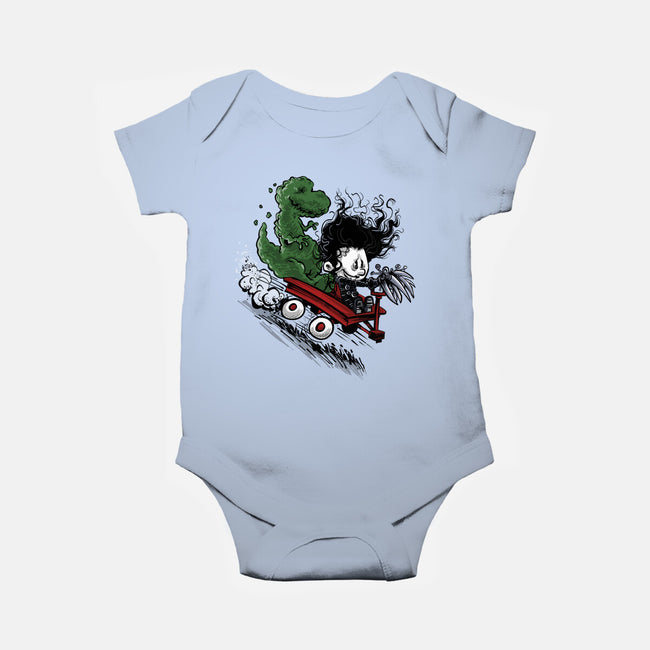 Edward And Dino-Baby-Basic-Onesie-zascanauta