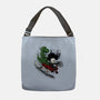 Edward And Dino-None-Adjustable Tote-Bag-zascanauta