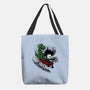 Edward And Dino-None-Basic Tote-Bag-zascanauta