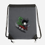 Edward And Dino-None-Drawstring-Bag-zascanauta