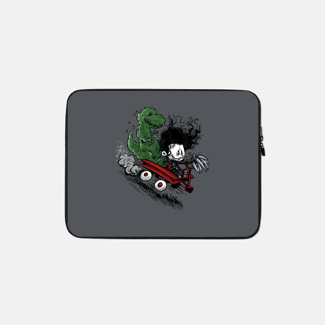 Edward And Dino-None-Zippered-Laptop Sleeve-zascanauta