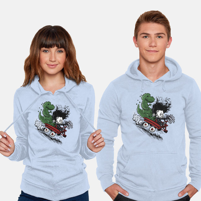 Edward And Dino-Unisex-Pullover-Sweatshirt-zascanauta