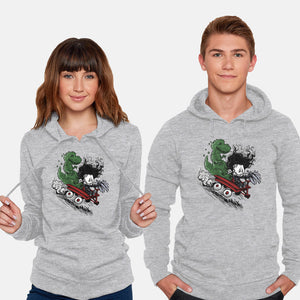 Edward And Dino-Unisex-Pullover-Sweatshirt-zascanauta