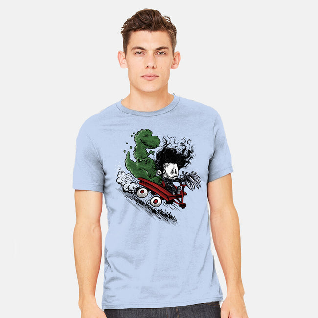 Edward And Dino-Mens-Heavyweight-Tee-zascanauta