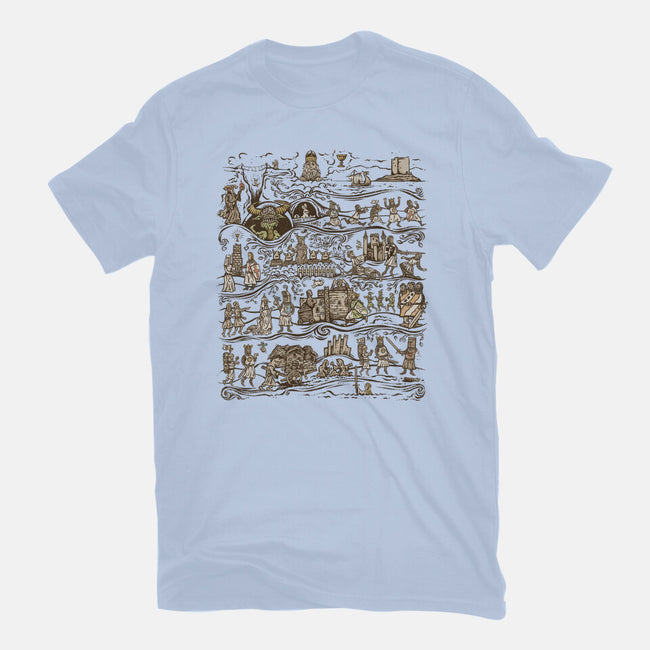 The Caerbannog Tapestry-Unisex-Basic-Tee-kg07