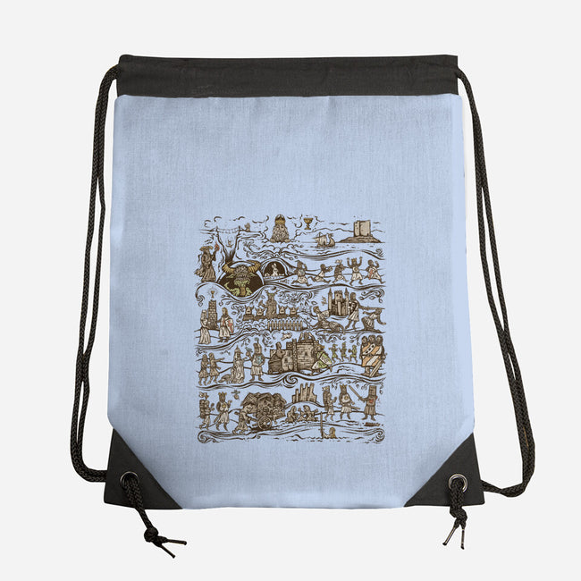 The Caerbannog Tapestry-None-Drawstring-Bag-kg07