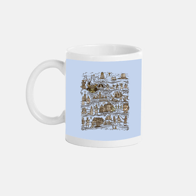 The Caerbannog Tapestry-None-Mug-Drinkware-kg07