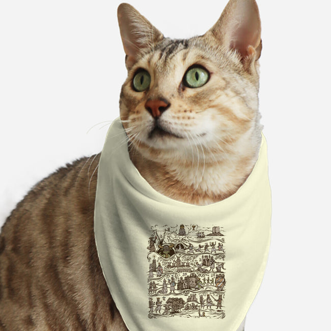 The Caerbannog Tapestry-Cat-Bandana-Pet Collar-kg07